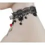 UDORA Gothic Halloween Bat Lace Choker Statement Necklace Earrings Jewelry Set UDORA Gothic Halloween Bat Lace Choker Statement Necklace Earrings Jewelry Set