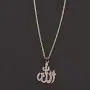 WUSUANED Islam Allah Pendant Necklace Muslim Jewelry Religious Gift WUSUANED Islam Allah Pendant Necklace Muslim Jewelry Religious Gift
