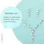 Yikisdy Bride Wedding Necklace Earrings Set Bridal Crystal Necklaces Jewelry Rhinestones Pearl Choker Necklace Accessories for Women and Girls (1) (1) Yikisdy Bride Wedding Necklace Earrings Set Bridal Crystal Necklaces Jewelry Rhinestones Pearl Choker Necklace Accessories for Women and Girls (1) (1)