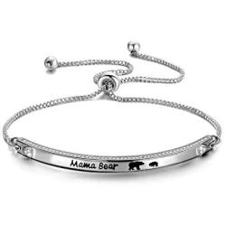 Mama Bear Bracelet Sweet Family Mama Bear Jewelry Gift For Mother Wife