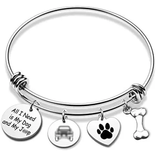 Eigso JEE Car Bracelet Pet Lover Gift Dog Bracelet All I Need is My Dog and My JEE Gypsy Gift Eigso JEE Car Bracelet Pet Lover Gift Dog Bracelet All I Need is My Dog and My JEE Gypsy Gift