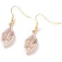 Shop LC ION Plated Yellow Rose Gold Stainless Steel Leaf Earrings Necklace for Women Fashion Costume Jewelry Set 22''