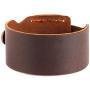 HZMAN Minimalist Mens Genuine Leather Bangle Bracelet Genuine Leather Wristband