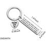 ENSIANTH Leader Gift Boss Jewelry If Your Actions Inspire Others You are a Leader Thank You Keychain for Leadership Boss
