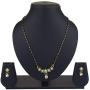 Efulgenz Mangalsutra Indian Boho Antique Rhinstone Kundan Gold Plated Beaded Pendant Necklace Earring Jewelry Set