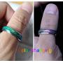 ToRhine Jewelry Ring Color Changing, Titanium Steel Mood Rings for Women and Men, Temperature Change Color Heartbeat ECG Engagement Ring