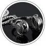 Headphones black Necklace gold Music Pendant silver Hiphop Fashion chain with 24in chain