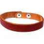 No Weapon Formed Against Me Will Prosper Isaiah 54:17 (aensm) Small Leather Bracelet