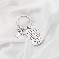 FUSTMW Drive Safe Keychain New Driver Gifts Dad Boyfriend Gifts May Your Guardian Angel Ride with You