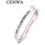 CENWA Funny Confidence Gift Chin Up and Tits Out Bracelet Naughty Novelty Feminist Jewelry Gift for Women Girl Boss Jewelry