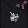 EUEAVAN Crossed Celtic Knot Amulet Talisman for Eternal and Infinitive Love Pendant Necklace