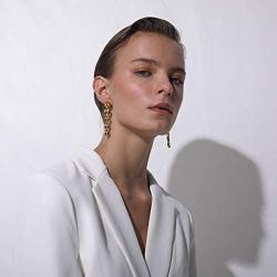 Fashion Earrings for Women, Stainless Steel/18K Gold Plated, nickel-free,Hypoallergenic Earrings for Sensitive Ears, Come Gift Box