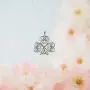 Oxidized 925 Sterling Silver Celtic Knot Cross, Shamrock Clover, Tinity Heart, Turtle, Angel and Mom Pendant Necklace, 18'' Oxidized 925 Sterling Silver Celtic Knot Cross, Shamrock Clover, Tinity Heart, Turtle, Angel and Mom Pendant Necklace, 18''