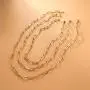 EASYSO Dainty Choker Necklace Chains for Women, 14K Gold Plated Simple Snake Chain Herringbone Necklace Simple Jewelry for Women EASYSO Dainty Choker Necklace Chains for Women, 14K Gold Plated Simple Snake Chain Herringbone Necklace Simple Jewelry for Women