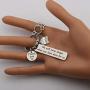 BAUNA Realtor Gifts Real Estate Agent Closing Gifts We Will Never Forget What You Have Done for Us Realtor House Keychain Realtor Real Estate Broker Thank You Gift