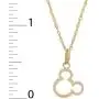 Disney Jewelry Mickey or Minnie Mouse 14K Yellow Gold Pendant Necklace, 18'' Disney Jewelry Mickey or Minnie Mouse 14K Yellow Gold Pendant Necklace, 18''