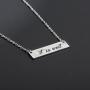 ENSIANTH It is Well with My Soul Necklace Inspirational Bar Necklace Faith Jewelry Gift for Her