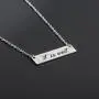 ENSIANTH It is Well with My Soul Necklace Inspirational Bar Necklace Faith Jewelry Gift for Her