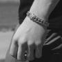 HUAMING Apzzic 12mm Gold Plated Hip Hop Iced Out CZ Lab Diamond Miami Cuban Link Chain Bracelet for Men and Women