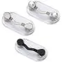Readerest Magnetic Eyeglass Holders, Made In USA, 3 Pack (Stainless Steel, Black, & Stainless Steel w/ Crystals) Readerest Magnetic Eyeglass Holders, Made In USA, 3 Pack (Stainless Steel, Black, & Stainless Steel w/ Crystals)