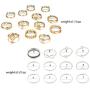 INENIMARTJ 44 Pcs Vintage Knuckle Rings Set for Women Stackable Boho Gold&Silver Finger Rings Bohemian Midi Rings Star Moon Wave Turquoise Evil Eye Rings for Teen Girls