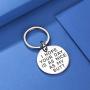 CJ&M Husband Keychain When I Tell You I Love You Husband Gift Boyfriend Gift,Wife Gift,Dad Gift, Men Gift
