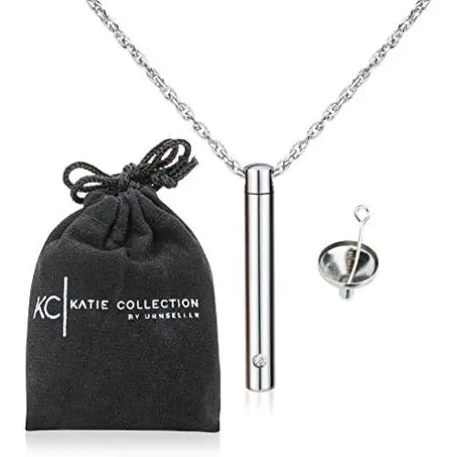 Cremation Jewelry for Ashes Urn Necklaces for Ash for Women or Men Keepsake with Long Sturdy Adjustable Chain for Pet or Human Ash