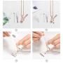 Memorial Jewelry Musical Instrument Cremation Necklace for Women&Men Guitar Urn Necklace for Ashes
