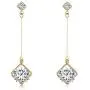SBLING 18K Gold Plated or Platinum Plated Cubic Zirconia Drop Earrings (3.9 cttw) SBLING 18K Gold Plated or Platinum Plated Cubic Zirconia Drop Earrings (3.9 cttw)