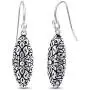 Charmsy Sterling Silver Jewelry Light-Weight Antique Filigree Drop Dangle Earring for Women Charmsy Sterling Silver Jewelry Light-Weight Antique Filigree Drop Dangle Earring for Women