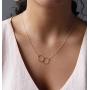 Your Always Charm Mothers Day Necklace Mother Daughter Necklace for 2 Interlocking Circles Necklace for Mother & Daughter Mothers Day Jewelry Gifts Birthday Gift
