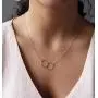 Your Always Charm Mothers Day Necklace Mother Daughter Necklace for 2 Interlocking Circles Necklace for Mother & Daughter Mothers Day Jewelry Gifts Birthday Gift