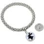 JGFinds Snap Button Bracelets 2 Pack, Elastic Band, Standard Button 18/20mm Diameter