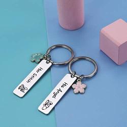 SIDIMELO Friendship Keychain You are The Lilo to My Stitch Lilo and Stitch Sister Jewelry Inspired Keychain Gift for BFF