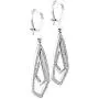 Dazzlingrock Collection 0.30 Carat (ctw) 14K Gold Round White Diamond Ladies Kite Shape Dangling Drop Earrings 1/3 CT