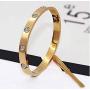 XYZONE Love Bracelet Titanium Stainless Steel Bangle Screw Bracelet with Screwdriver-Screw Bracelets for Valentines Wedding Couples Bracelets Girls Adults Girlfriend Birthday Gifts