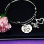 Ribukat Disney Alice in Wonderland Jewelry Were All Mad Here Bracelet Cheshire Cat Bracelet Mad Hatter Geek Geeky Gift Nerd Nerdy Gifts for Women Girls