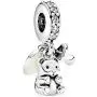 Pandora Jewelry Baby Teddy Bear Dangle Cubic Zirconia Charm in Sterling Silver