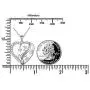 S925 Sterling Silver Heart Love Jewelry Pendant Necklace for Women Mom Girl S925 Sterling Silver Heart Love Jewelry Pendant Necklace for Women Mom Girl