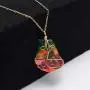 firstfly Rainbow Stone Pendant Necklace, Irregular Quartz Stone Pendant Crystal Gemstone Necklace Clothes Chain Necklace for Women (Rainbow) firstfly Rainbow Stone Pendant Necklace, Irregular Quartz Stone Pendant Crystal Gemstone Necklace Clothes Chain Necklace for Women (Rainbow)