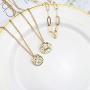CLASSYZINT Gold Coin Necklace for Women Chain Layered Pendant Necklaces Trendy Necklace Jewelry …