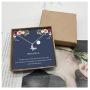 Butterfly Necklace Initial Letter Pendant Necklace with Message Card Butterfly Jewelry Gifts for Women Girls