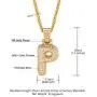 Custom Multiple Bling Bubble Letter Necklace 1-6Pcs 18K Gold Plated Statement Crystal Hip Hop Jewelry Personalized Lab Diamond Initials Pendant with Spiga Rope Chain or Tennis Chain 18-30 Inch, Send Gift Box