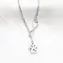 Dog Paw Print Pendant Infinity Love Heart Necklace Dogs Lover Gift Dog Paw Print Pendant Infinity Love Heart Necklace Dogs Lover Gift