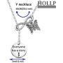 HOLLP Story Keychain Inspirational Jewelry Gift for Friends
