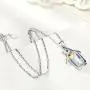 NEOGLORY Jewelry Crystal Penguin Birthstone Pendant Necklace 2 Colors Embellished with Crystals from Swarovski
