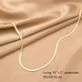U/D Gold Plated Snake Chain Necklace Bracelet 5MM Flat Herringbone Choker Dainty Adjustable 16Inch Necklace for Women U/D Gold Plated Snake Chain Necklace Bracelet 5MM Flat Herringbone Choker Dainty Adjustable 16Inch Necklace for Women