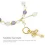 Rose&Poem Triple Crystal Bracelet, Amethyst-Moonstone-Clear Quartz, 14K Gold Plated Key Charm Stretch Beaded Bracelet, Spiritual Reiki Chakra Fertility Healing Gemstone Beads Dainty Jewelry Gift Rose&Poem Triple Crystal Bracelet, Amethyst-Moonstone-Clear Quartz, 14K Gold Plated Key Charm Stretch Beaded Bracelet, Spiritual Reiki Chakra Fertility Healing Gemstone Beads Dainty Jewelry Gift
