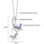 Gem Stone King Blue Tanzanite 925 Sterling Silver Butterfly Infinity Pendant Necklace 1.21 Ct Marquise Cut Gemstone Birthstone with 18 Inch Silver Chain Gem Stone King Blue Tanzanite 925 Sterling Silver Butterfly Infinity Pendant Necklace 1.21 Ct Marquise Cut Gemstone Birthstone with 18 Inch Silver Chain