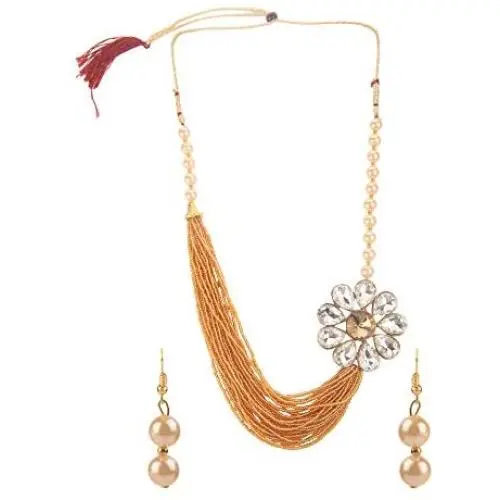 Efulgenz Fashion Chunky Multi Layered Faux Pearl Crystal Floral Statement Necklace Earrings Costume Jewelry Set (Color Options) Efulgenz Fashion Chunky Multi Layered Faux Pearl Crystal Floral Statement Necklace Earrings Costume Jewelry Set (Color Options)